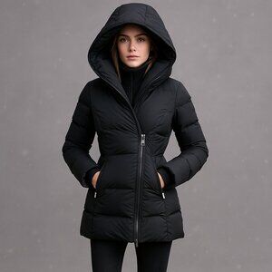Mackage Adali Down Coat XXS Black Duck Down 800FP Warm Winter Jacket RDS